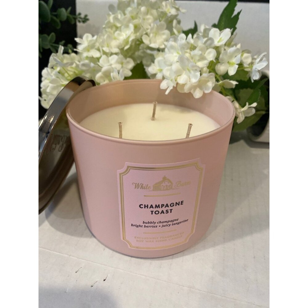 Bath & Body Works “Champagne Toast” New 3 Wick Candle